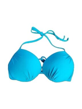 Joe Boxer Teal Blue Padded Shell Bikini Top!